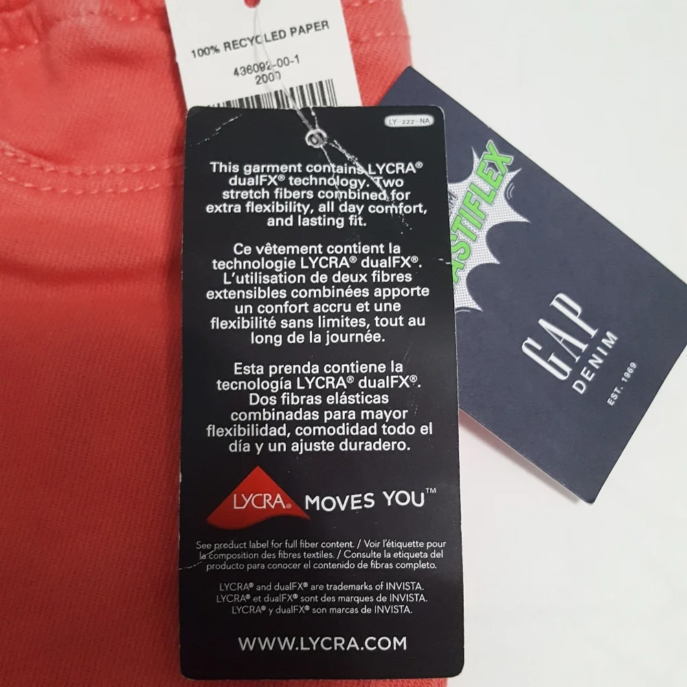 NWT Baby Gap High Stretch Pull On Jeggings